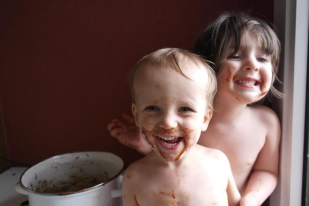 Chocolate cupcake kids